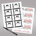 Avery Premium Wedding Guest Name Tags, Bride and Groom, No Lift No Curl, 80 Handwriteable Name Stickers