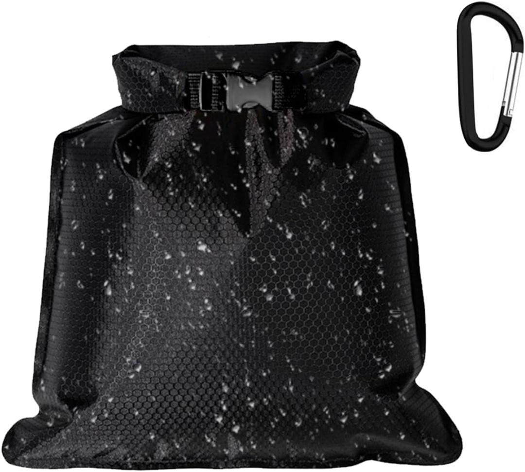 Waterproof Wet Dry Bag for Swimsuit, Black Wet Bags for Swimsuits Reusable Dry Bag for Beach Wet Clothes, Leakproof Wet Bag Swim Bag for Travel, Kayaking, Pool, Yoga, Baby Diapers