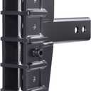 Adjustable Channel Mount, 6-7/16" Drop, 6-5/8" Rise (2" Receiver)