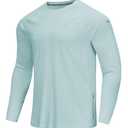 YOVVI Men Swim Shirt Light Blue (Blue, L)