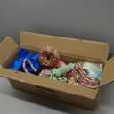 Puppy Play Gym with 8 Hanging Toys  Removable Dog Enrichment Playground, Indoor Jungle Gym & Activity Center for Small Dogs, Adjustable PVC Frame with Bungee Straps and Squeaky Toys