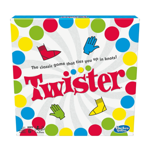Hasbro Twister Party Classic Board Game for 2 or More Players,Indoor and Outdoor Game for Kids 6 and Up,Packaging May Vary