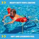 WOW World of Watersports First Class Foam Pool Noodles for Swimming and Floating, Pool Floats, Lake Floats (Red)