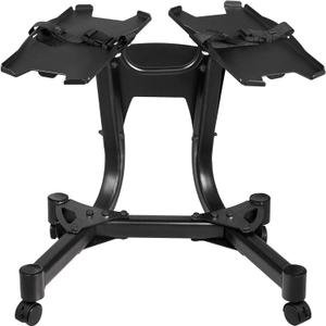 Bavnnro Adjustable Dumbbell Stand 330LBS Dumbbell Rack Standard Metal Dumbbell Holder Weight Rack Storage Stand for Home Gym, (Only Stand)