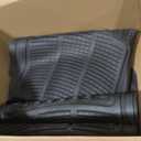 BDK ProLiner Car Floor Mats for Cars Trucks SUV, 3-Piece All-Weather Heavy Duty Rubber Liners with Universal Trimmable Fit, Durable Waterproof Vehicle Auto Floor Mats with Capture Ridges Black