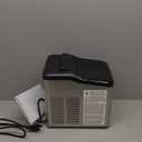 Typhur Fast Nugget Ice Maker Countertop with Self-Cleaning Pump, 35lbs/24H Crushed Pebble Ice Machine with Pellet Ice, 8 Packs Cleaner, Dual Ice Scoops for Home, Kitchen, Party, RV, Stainless Steel (Piano Black)