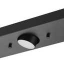 Globe Electric 3-Light Integrated LED Track Lighting, Matte Black, Adjustable Heads, Dimmable, 59941