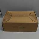 Rebee Vision Pine Wood Key Holder Wall Mount - Hanging Mail Holder for Wall with Key Hooks & 3-Tire Letter Slot - Multifunctional File Organizer for Home and Office Decor (Brown)