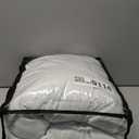 yescool Weighted Blanket for Adults (20 lbs, 60 x 80, White) Cooling Heavy Blanket for Sleeping Perfect for 190-210 lbs, Queen Size Breathable Blanket with Premium Glass Bead, Machine Washable