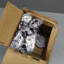 2 Pack Curtain Rods for Windows 28 to 48 Inch(2.3-4ft), 1 Inch Brushed Nickel Curtain Rods Set, Adjustable Heavy Duty Curtain Rod, Modern Drapery Rods for Bedroom Living Room, Size 32"- 60"