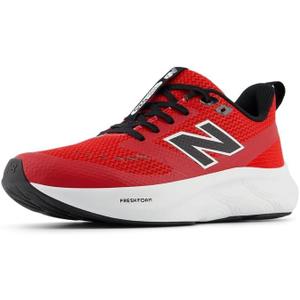 New Balance Unisex-Child Fresh Foam 625 V1 Lace-up Running Shoe (4 Big Kid, True Red/Black/White)