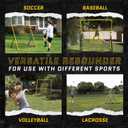 SKLZ Fielding Trainer - Baseball, Softball & Volleyball Rebounder Net. Enhanced Solo Fielding Practice for Skill Development. High-Performance Multi-Sport, Portable, 3 Ball Return Angles, 4x4.5 Feet