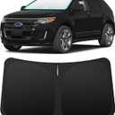 INSAUTO Custom Fit Windshield Sun Shade for Ford Edge 2007-2014 | Foldable Front Window Sunshade Car Accessories, UV & Heat Reflector, Keeps Interior Cool, Includes Storage Bag