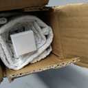 No Tools No Drill Cordless Roman Shades for Indoor Windows 100% Blackout, for Window Size 25" W 48" H White