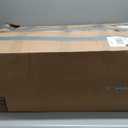 Davivy 24.5'' X 13.8'' Large Matte Black Oval Vessel Sink with Pop Up Drain,Bathroom Sinks Above Counter,Black Vessel Sink with Gold Trim,Ceramic Vessel Sinks for Bathrooms (Large)