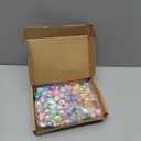 Huquary 100 Pcs 20mm Rhinestone Bubblegum Beads for Pens Mixed Crystal Resin Chunky Beads for DIY Craft Keychain Necklace Bracelet Jewelry Making(Candy Color)