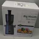 Black Juicer Machines with Wide Mouth, High Juice Yield