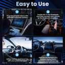 Wireless Carplay Mirror Link Adapter for Apple 3 in 1 Bluetooth Mirroring iOS Phone to Car Screen Adapter 2026 Wired to Wireless Portable USB Car Play Screen Connector for iPhone to Watch Movies
