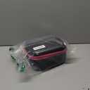 Storage Case Compatible with Walkers Razor Slim/Howard Leight Honeywell Impact Sport/PROHEAR 066 030 Electronic Shooting Earmuffs Hearing Protection Muffs (Black + Pink Case) (for Earmuff+ Glasses)