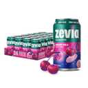 Zevia Zero Sugar Soda, Cherry Cola, 12 oz Cans (24-Pack) Naturally Sweetened, Non-GMO Project Verified, Gluten-Free, Vegan (EXP 11/01/27)