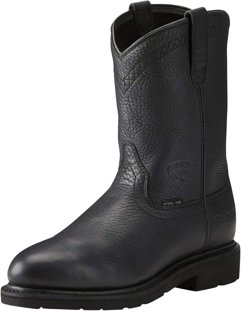 ARIAT mens Sierra Steel Toe Work Boot (10 Wide, Black)
