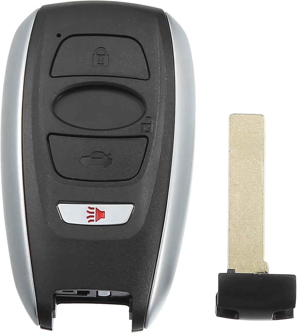 ACROPIX 433 MHZ Key Fob Keyless Entry Remote Fit for Subaru Crosstrek Legacy Outback 2018-2021 HYQ14AHK - Pack of 1 Black
