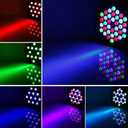 Litake DJ Par Lights, RGB 36 LED Stage Lights Sound Activated,Remote & DMX Controlled LED Uplights,7 Modes Uplighting for Dance Party Church Wedding Birthday Holiday Music Show-8 Pack