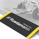 Ruedamann Threshold Ramp for Doorways, 32" W x 12" L, Anti-Slip Wheelchair Ramps for Home Steps, Sturdy Aluminum Handicap Ramps for Wheelchair, Scooter, Strollers, Cart, Walkers, Pets