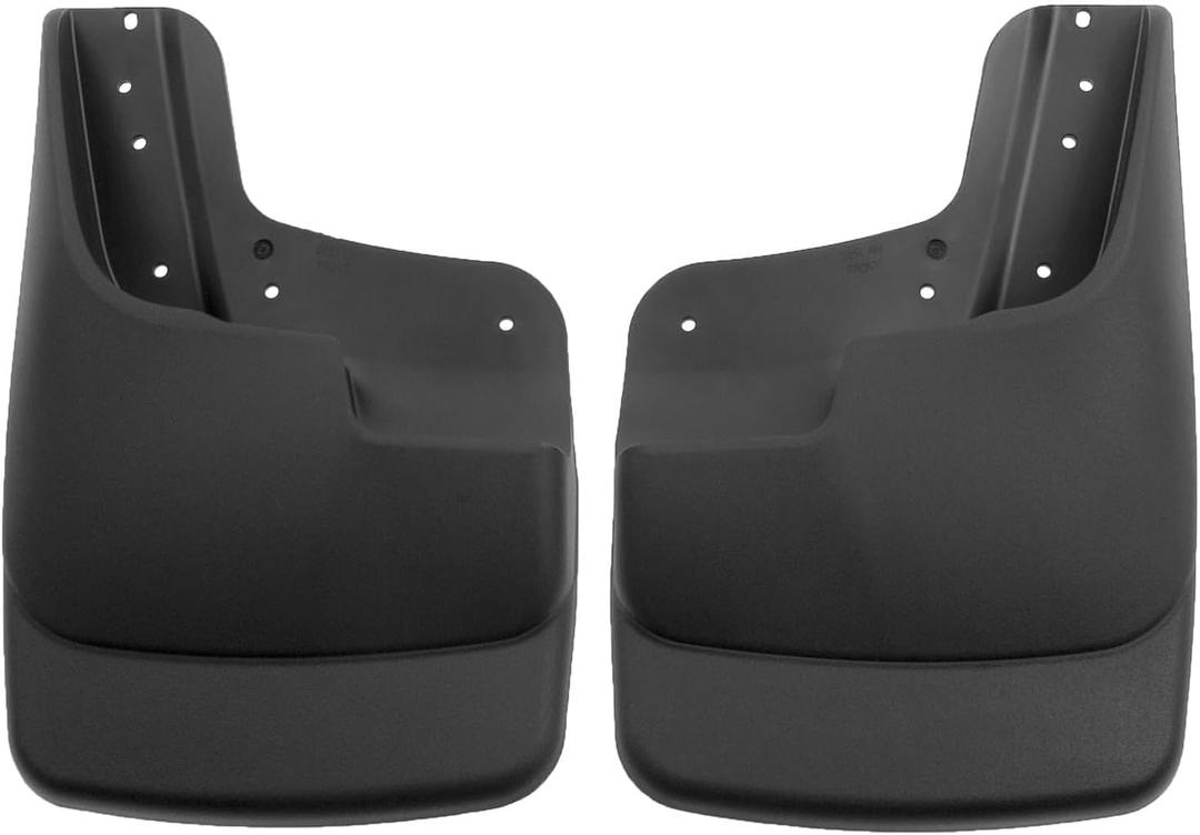 Husky Liners - Front Mud Guards | 2003-2010 Ford F-250/F-350 Super Duty w/OE Fender Flares, Front Set - Black, 2 Pc | 56511