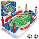 Foosball Table Soccer Game for Kids: Mini Interactive Soccer Board Game - 3 4 5 6 7 8 Year Old Kids Sports Toy for Home Family Party -Gifts for Boys Grandkids Birthday Christmas