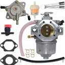 AM122852 Carburetor for John Deere GS75 HD75 185 260 265 tractors for Kawasaki FC540V 17HP Cycle Engine M97274 M97275 15003-2296 Carb with Fuel Pump