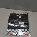 Valentines Day Tops for Women Casual Checkerboard Love Heart Print Valentine T Shirts Blouse Black XS