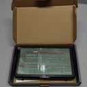 WallarGe Atomic Wall Clock with Backlight, Digital Wall Clock Battery Operated for Classroom, Bedroom, Office, Large Display with Indoor Temperature, Humidity, Date, AUTO DST, 6 Time Zones (Black)