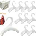 Bag Hanger for Closet, Purse Holder White Backpack Hanger Hook for Organizer Storage Purses Tote Bag Backpacks Handbags(10 Pack)