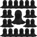 Hercicy Spray Socks Painters Mask Hair Sock Unisex Adult Head Covering Painting Soft Cotton Stretch Hood Mask for Paint (Black)