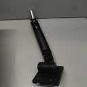 monTEK Sleek Aluminum Monitor Arm for 17–57” Ultrawide Screens up to 59.4 lbs, Heavy Duty Single Monitor Arm Desk Mount, Pneumatic Lift, Quick-Release Plate, Clamp/Grommet, Max VESA 100x100