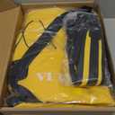 HEETA Waterproof Duffel Bag Motorcycle Dry Bag Backpack, 60L/80L Extra Large Rolltop Travel Duffle Bags with Straps & Handles for Kayaking Rafting Boating Canoeing Camping Gym Beach Cruise Ship (Yellow)