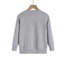Boys' Basic 100% Polyester Crewneck Sweatshirt - Machine Washable, Soft | Sports & Daily Casual Wear for School Boys (7 Years) Grey