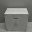 FLOWERCAT 100PCS White Plastic Plates-Heavy Duty White Disposable Plates for Christmas/Easter/Party/Wedding -Serve 50 guests 10.25inch & 7.5inch