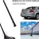 8'' Inch Roof Antenna Mast Compatible for 2011-2022 Jeep Cherokee Grand Cherokee Dodge Durango Dart Journey Chrysler 200 Replacement Back Rubber Car Antenna 5091100AA 68297936AA