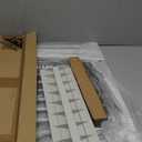 55.1" Extra Tall Dog Gate Indoor for Doorways, 30.1-33.8" Wide Cat Pet Gate for Stairs, 1.37" Gap No Drilling Auto Close High Pressure Mounted for Kitchen/Hallways, White