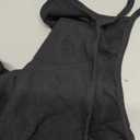 7Wins JJJ Women Catsuit Cotton Tank Spaghetti Strapped Short Yoga Bodysuit Jumpsuit (Small, Black)