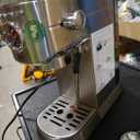 CASABREWS 5418 PRO Espresso Machine 20 Bar, Upgraded Espresso Maker with Powerful Steam Milk Frother, Stainless Steel Coffee Machine with Fast Heating System for Cappuccino, Latte, Silver