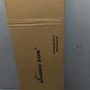 Island Lights for Kitchen, 4-Light Farmhouse Dining Room Light Fixtures Over Table, Matte Black and Gold Linear Chandeliers for Dining Room Industrial Pendant Lighting with Clear Glass Shade