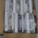 Solar Post Cap Lights Outdoor 6pack, Waterproof Fence Post Lights with 16 Ultra Bright LEDs Fit 4x4/5x5/6x6 Wood/Vinyl Posts, White Deck Post Lights with Warm/Cool White for Garden, Patio, Porch, Yard