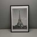 upsimples 16"x24" Picture Frame, Display Pictures 14"x20" with Mat or 16" x 24" Without, Wall Hanging Poster Frames, Black, 1 Pack