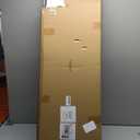 PINPLUS Folding Storage Ottoman Bench, Upholstered Sherpa Ottoman, Large Storage Chest Footrest Footstool with Lids, Entryway Bench for Living Room Bedroom, White, 43.3'' x 15'' x 15''