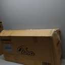 Qaba 5 in 1 Toddler Slide, Indoor Kids Slide for 1-3 Years Old, Climber Freestanding Playset with Basketball Hoop, Telescope & Storage Basket, Yellow