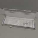 seenda Wireless Keyboard and Mouse Combo, Rechargeable Quiet Keyboard Mouse, Sleek and Ultra Thin Design, FullSize with Number Pad for Windows, Laptop, PC, Notebook, Desktop Silver and White