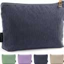 MAGEFY Makeup Bag Small Cosmetic Bag for Women (Black)